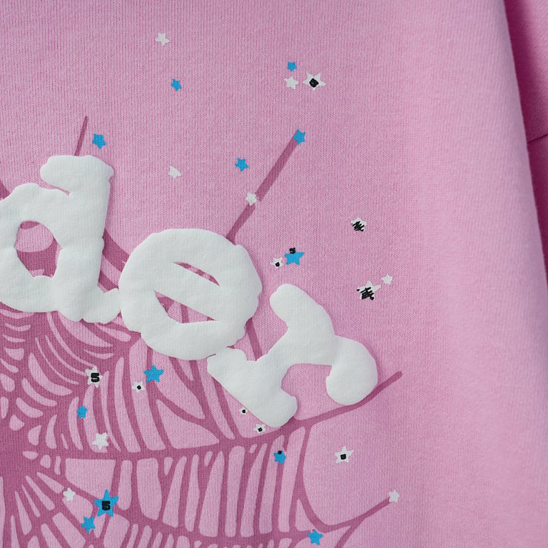 Sp5der OG Web Hoodie Pink - 6