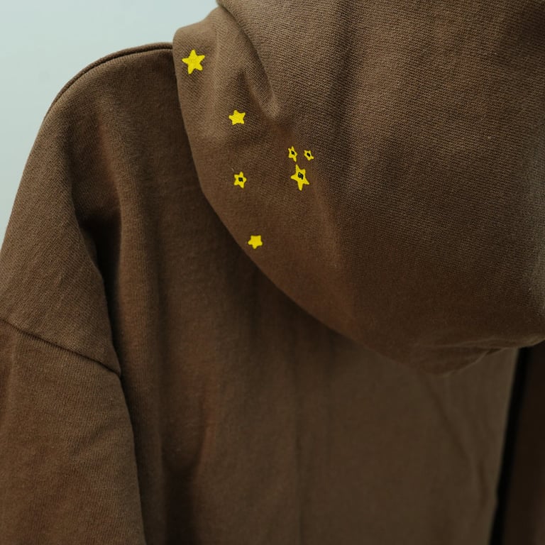 Sp5der Web Hoodie Brown - 18