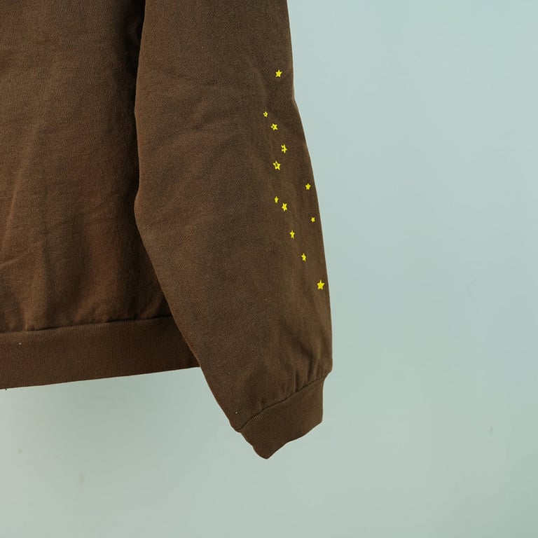 Sp5der Web Hoodie Brown - 20