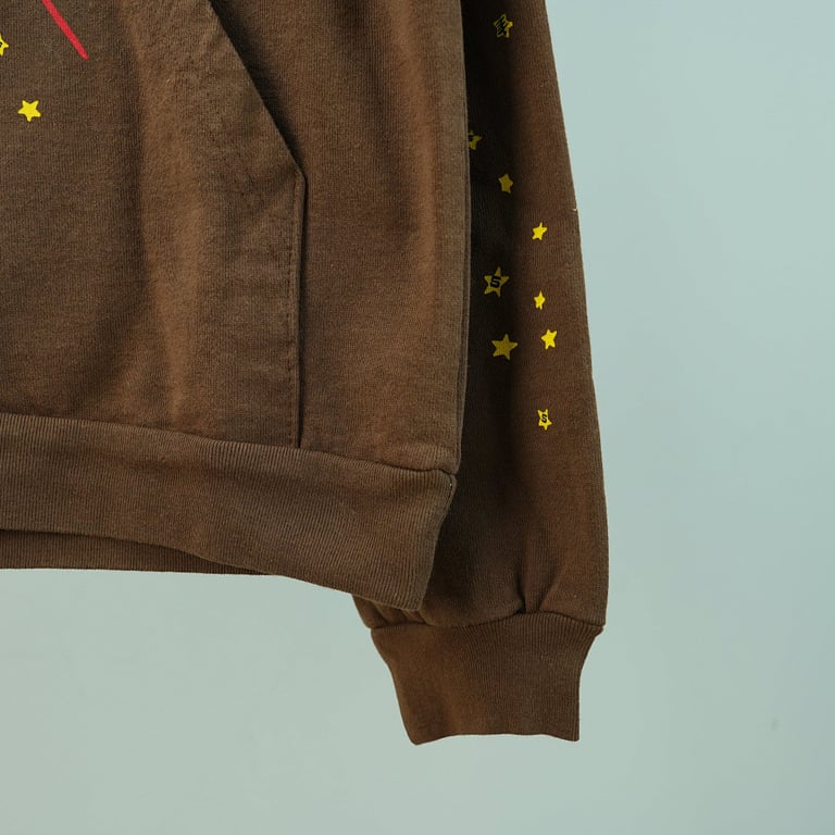 Sp5der Web Hoodie Brown - 22