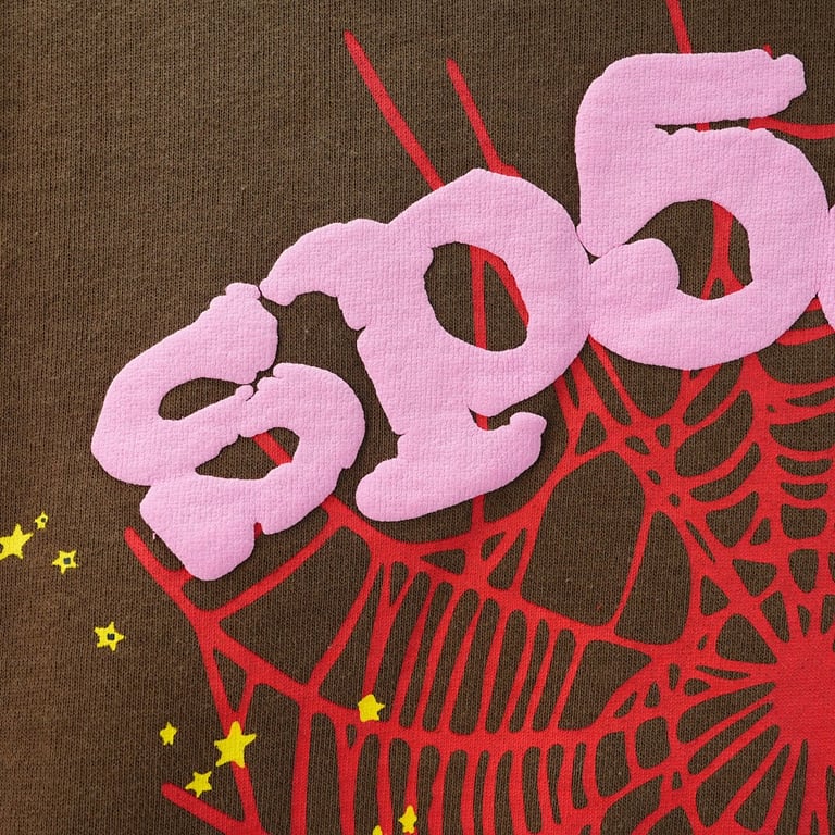 Sp5der Web Hoodie Brown - 23
