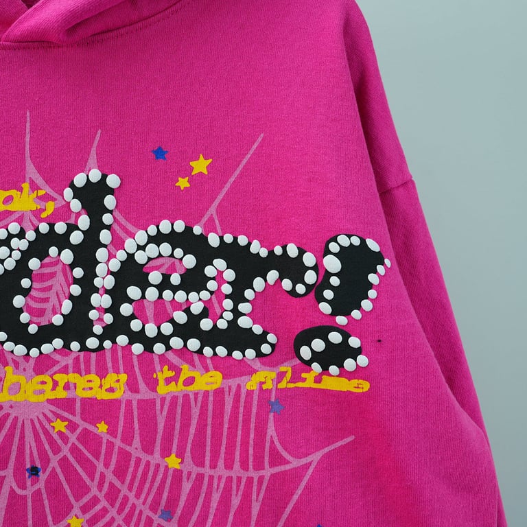 Sp5der P*NK V2 Hoodie Pink - 10