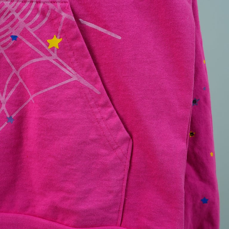 Sp5der P*NK V2 Hoodie Pink - 12