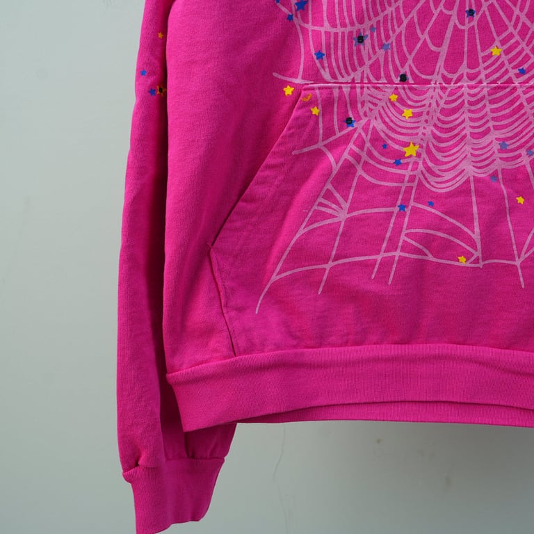 Sp5der P*NK V2 Hoodie Pink - 14