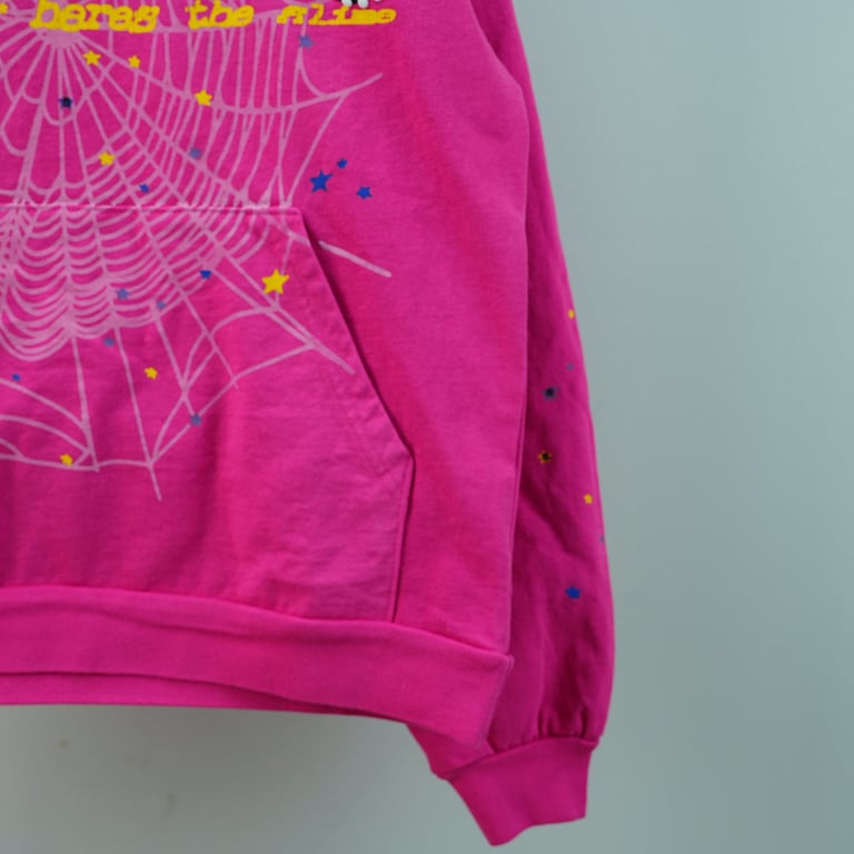 Sp5der P*NK V2 Hoodie Pink - 15