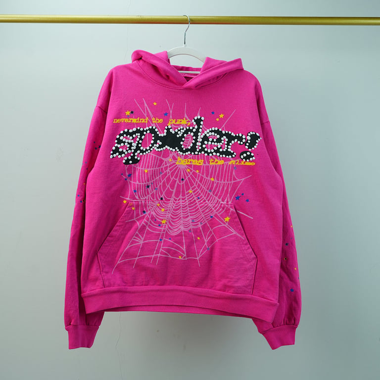 Sp5der P*NK V2 Hoodie Pink - 3