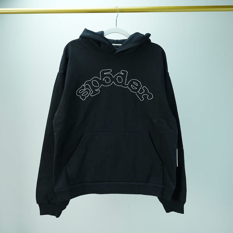 Sp5der OG Logo Hoodie Black - 13