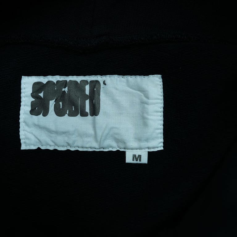 Sp5der VVS Rhinestone Hoodie Black - 18