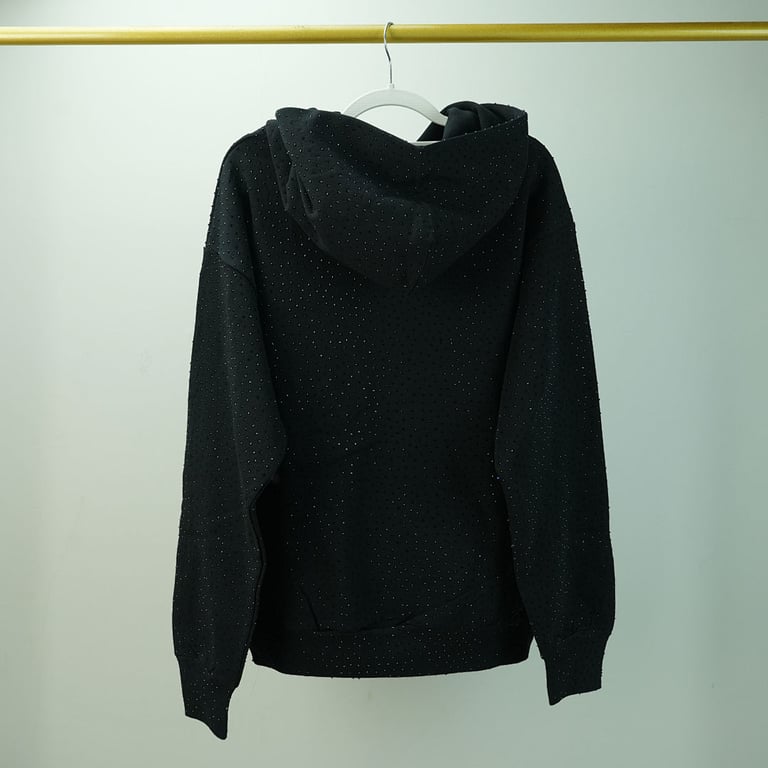 Sp5der VVS Rhinestone Hoodie Black - 20