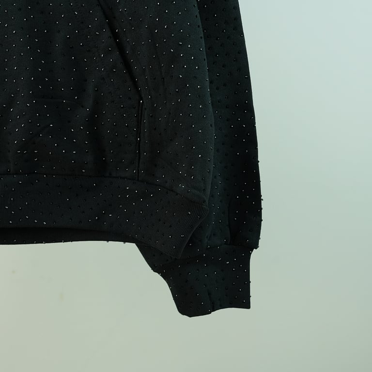 Sp5der VVS Rhinestone Hoodie Black - 25