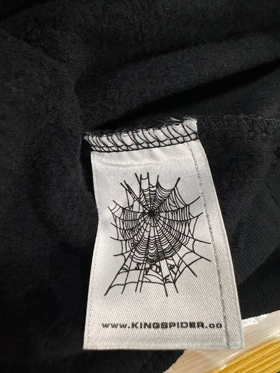 Sp5der VVS Rhinestone Hoodie Black - 27