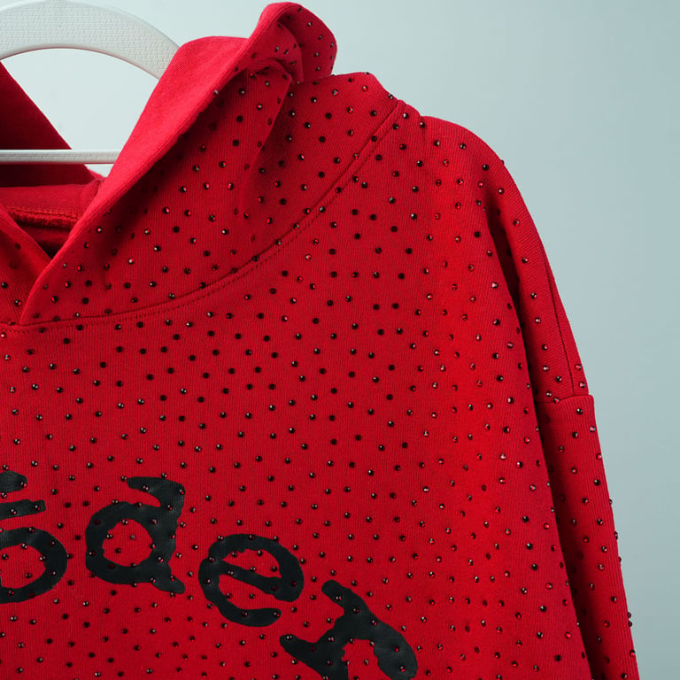 Sp5der VVS Hoodie Red - 13