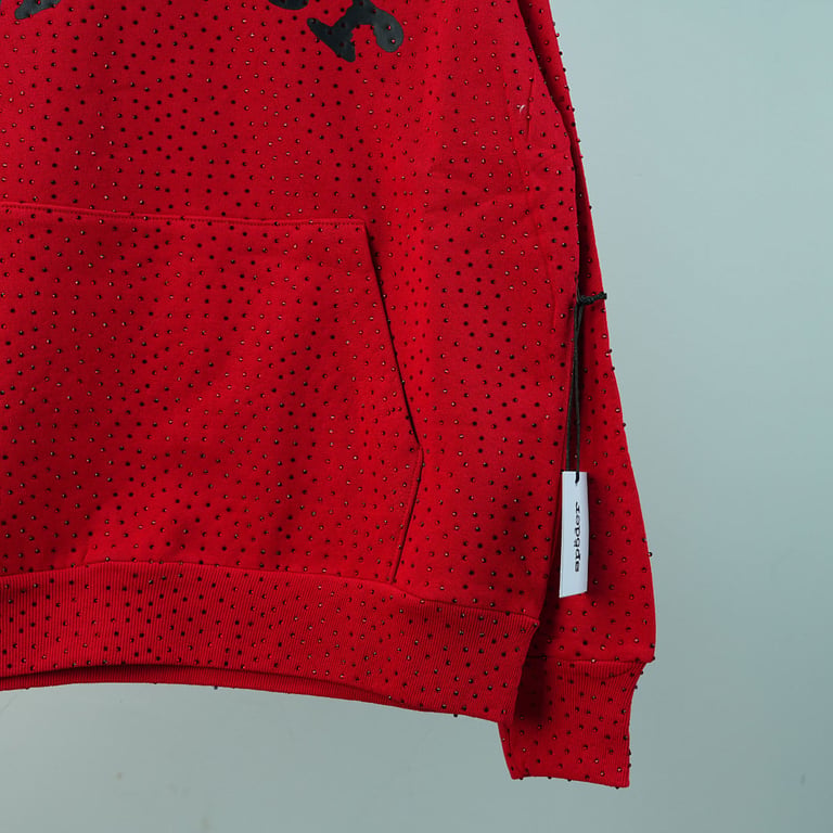 Sp5der VVS Hoodie Red - 16