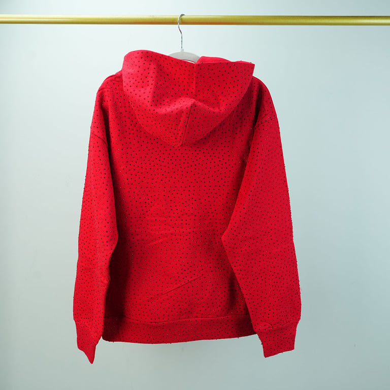 Sp5der VVS Hoodie Red - 17