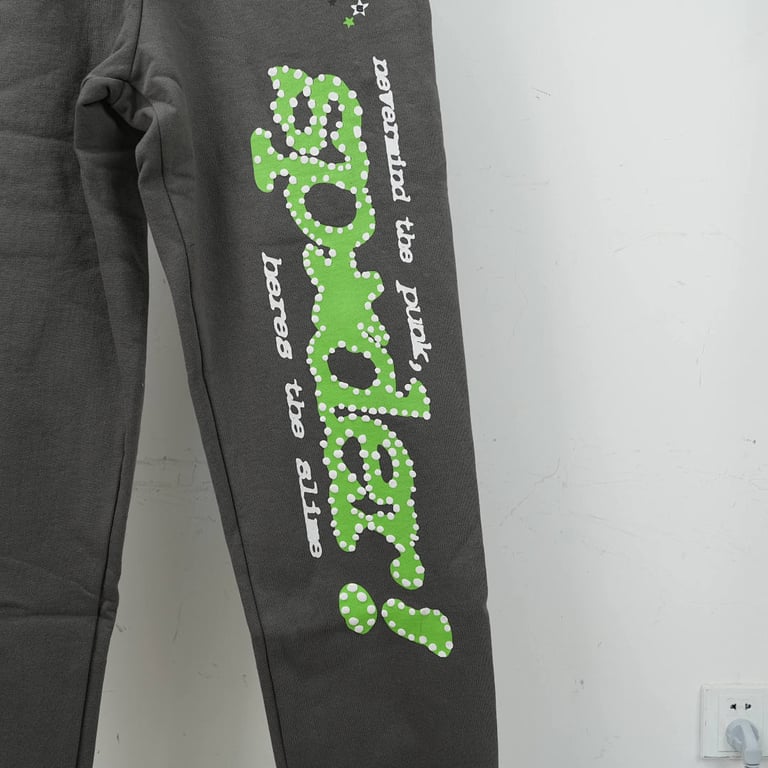 Sp5der Punk V2 Sweatpant Slate Grey - 4