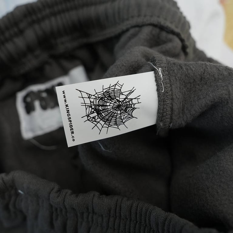 Sp5der Punk V2 Sweatpant Slate Grey - 5