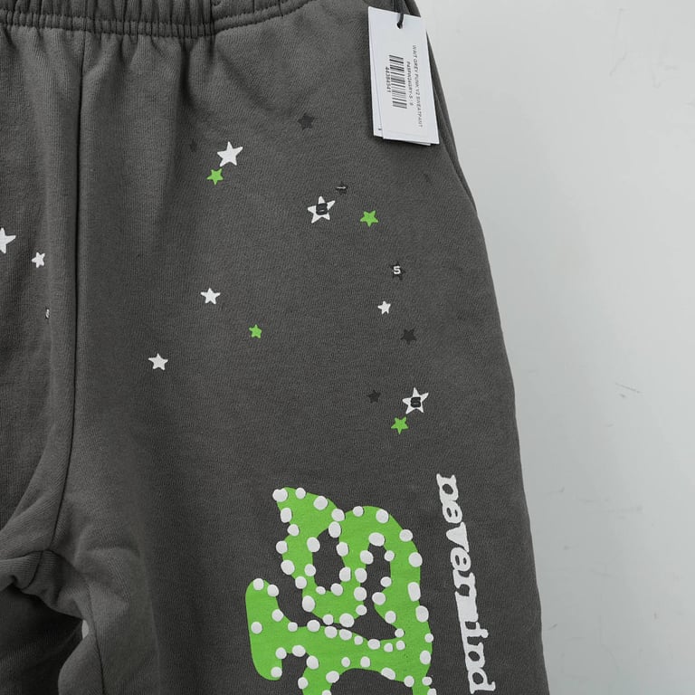 Sp5der Punk V2 Sweatpant Slate Grey - 9