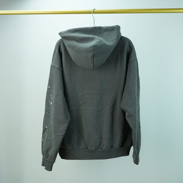 Sp5der Punk V2 Hoodie Slate Grey - 13