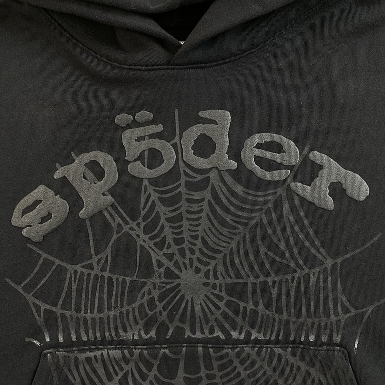 Sp5der Phantom Web Hoodie Black - 12