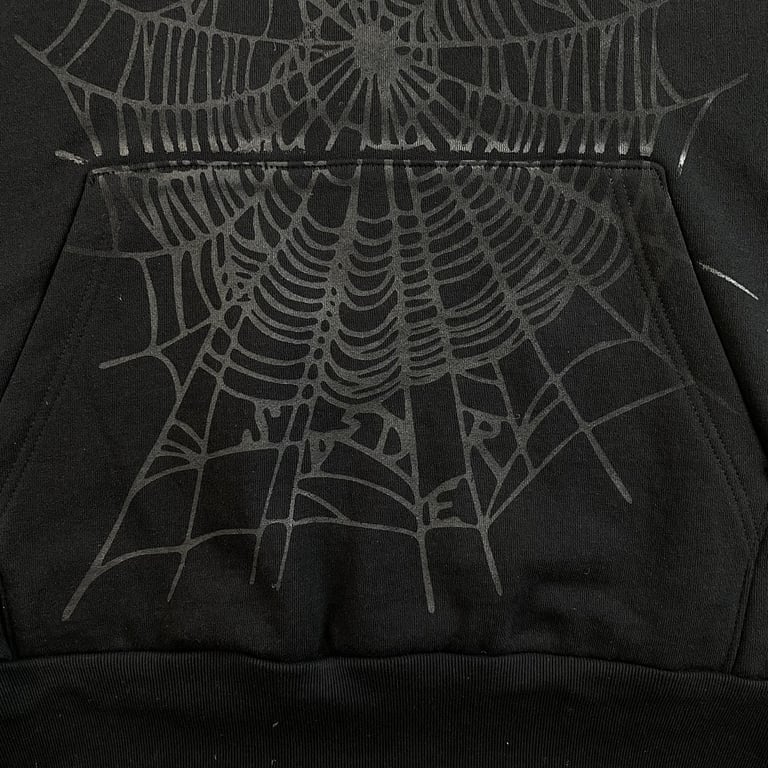 Sp5der Phantom Web Hoodie Black - 13