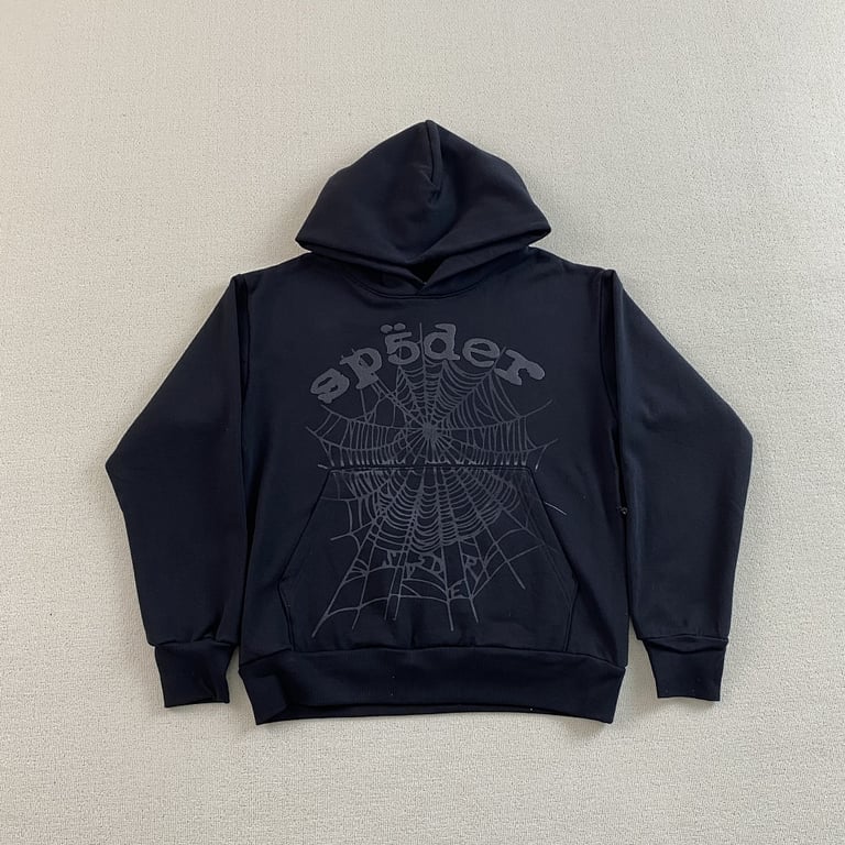 Sp5der Phantom Web Hoodie Black - 2