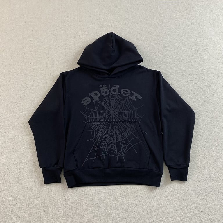 Sp5der Phantom Web Hoodie Black - 3