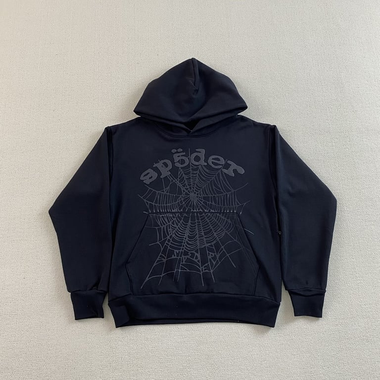 Sp5der Phantom Web Hoodie Black - 5