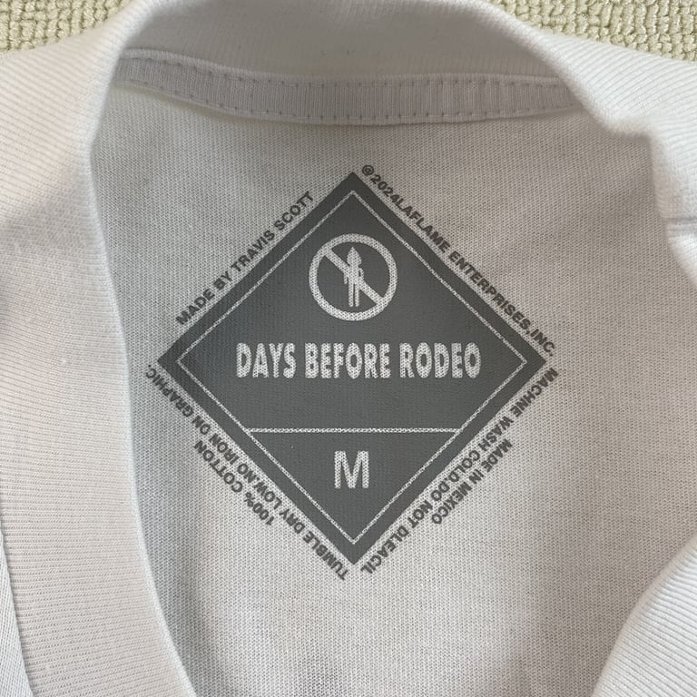 Travis Scott Cactus Jack x Sp5der Days Before Rodeo II Tee White - 19