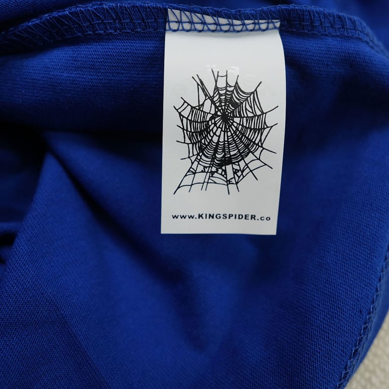 Sp5der OG Logo V2 Heavyweight Tee Navy - 4