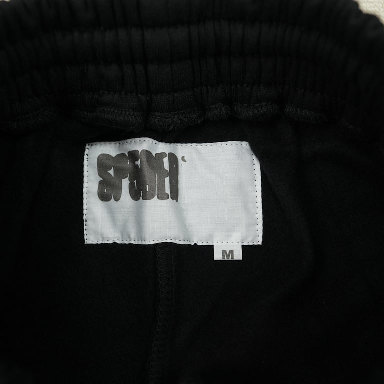 Sp5der OG Logo Embroidered Sweatshort Black - 10