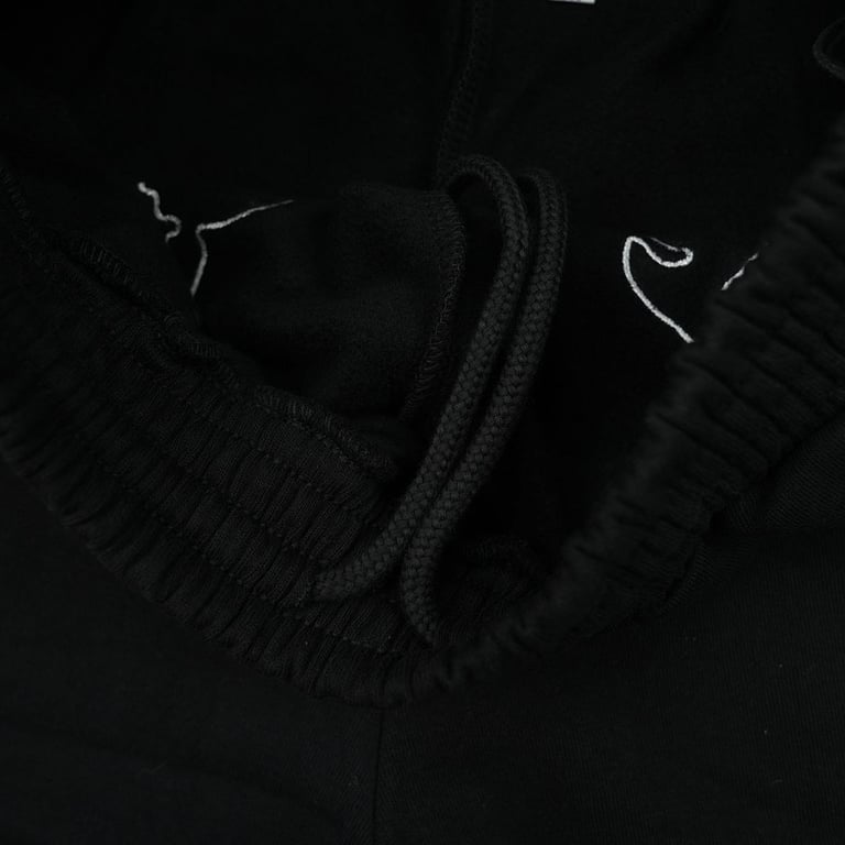 Sp5der OG Logo Embroidered Sweatshort Black - 9