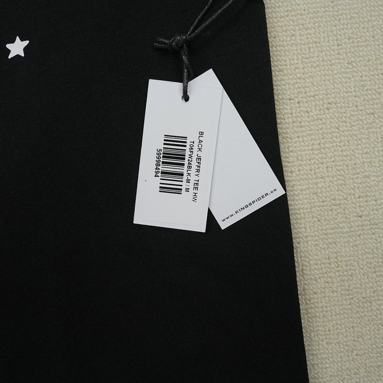 Sp5der Jeffery Heavyweight Tee Black - 10