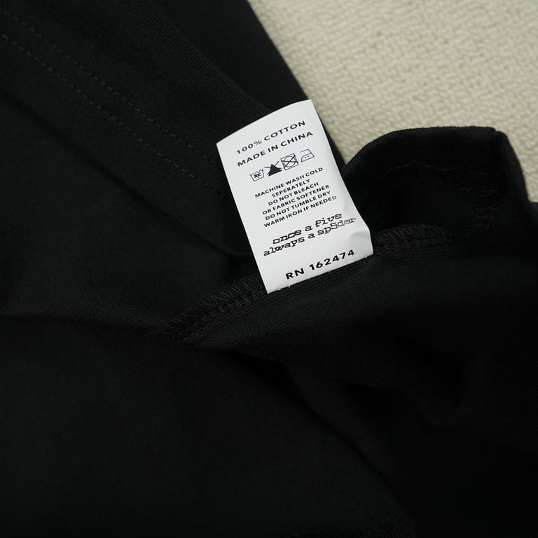 Sp5der Jeffery Heavyweight Tee Black - 5