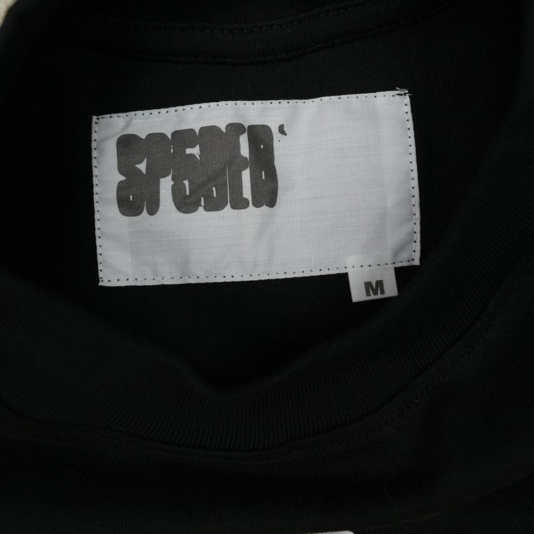 Sp5der Jeffery Heavyweight Tee Black - 8