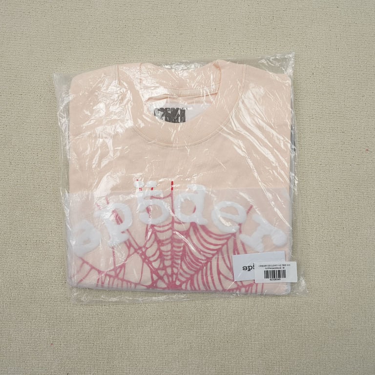 Sp5der Legacy Logo Heavyweight Tee Cream - 2