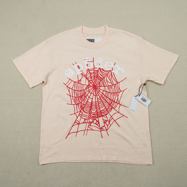 Sp5der Legacy Logo Heavyweight Tee Cream - 4