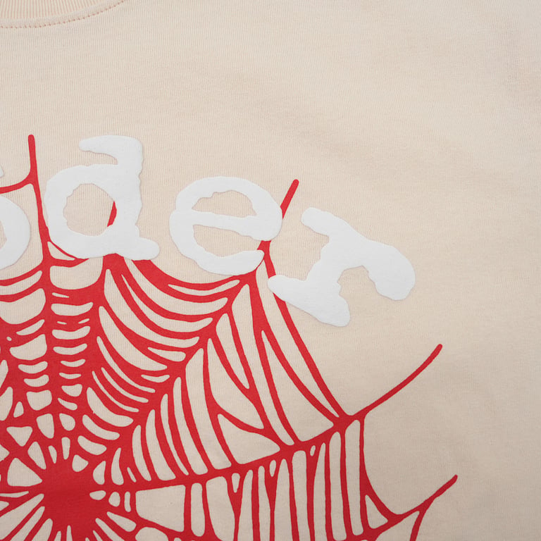 Sp5der Legacy Logo Heavyweight Tee Cream - 7