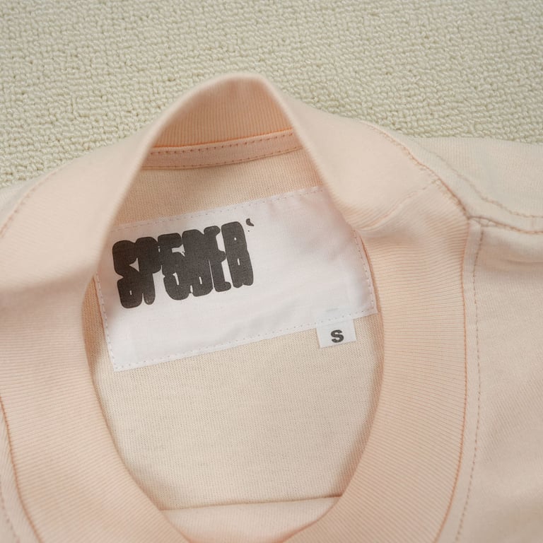 Sp5der Legacy Logo Heavyweight Tee Cream - 8