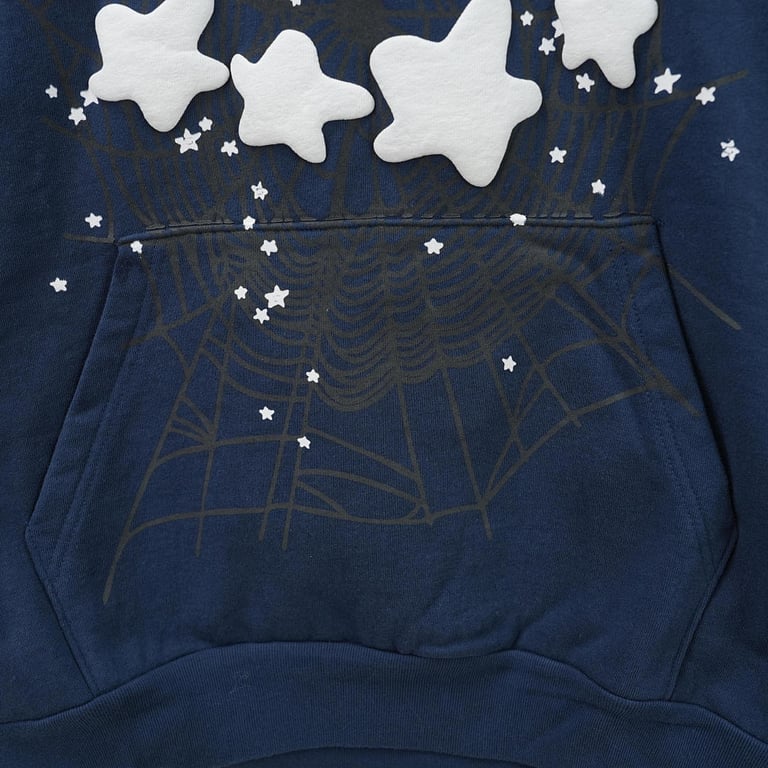 Sp5der Atlanta Hoodie Navy - 10