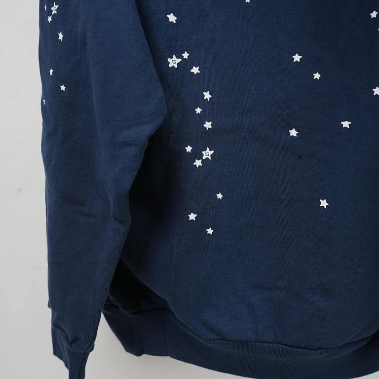 Sp5der Atlanta Hoodie Navy - 13