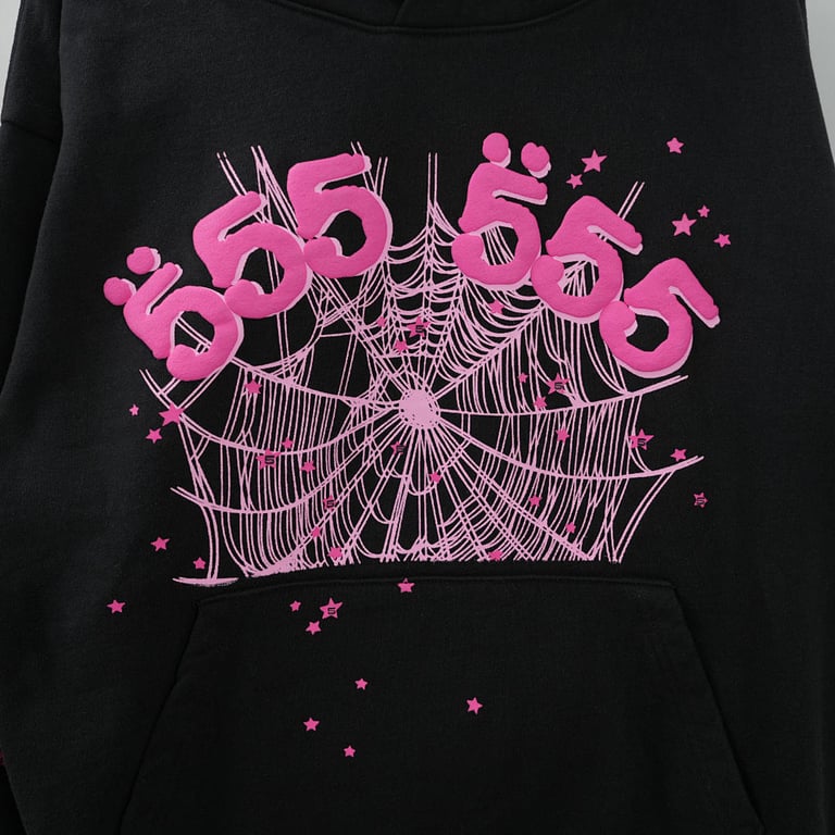 Sp5der Angel Number Hoodie Black - 10