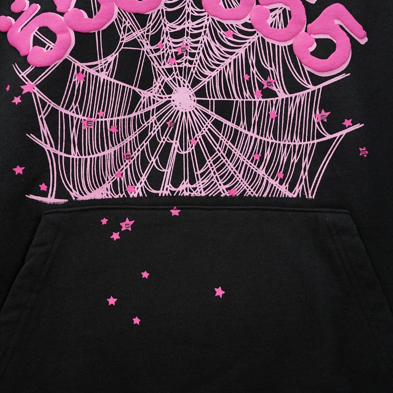 Sp5der Angel Number Hoodie Black - 5