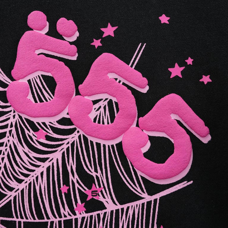 Sp5der Angel Number Hoodie Black - 7