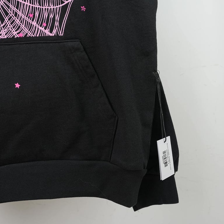 Sp5der Angel Number Hoodie Black - 9
