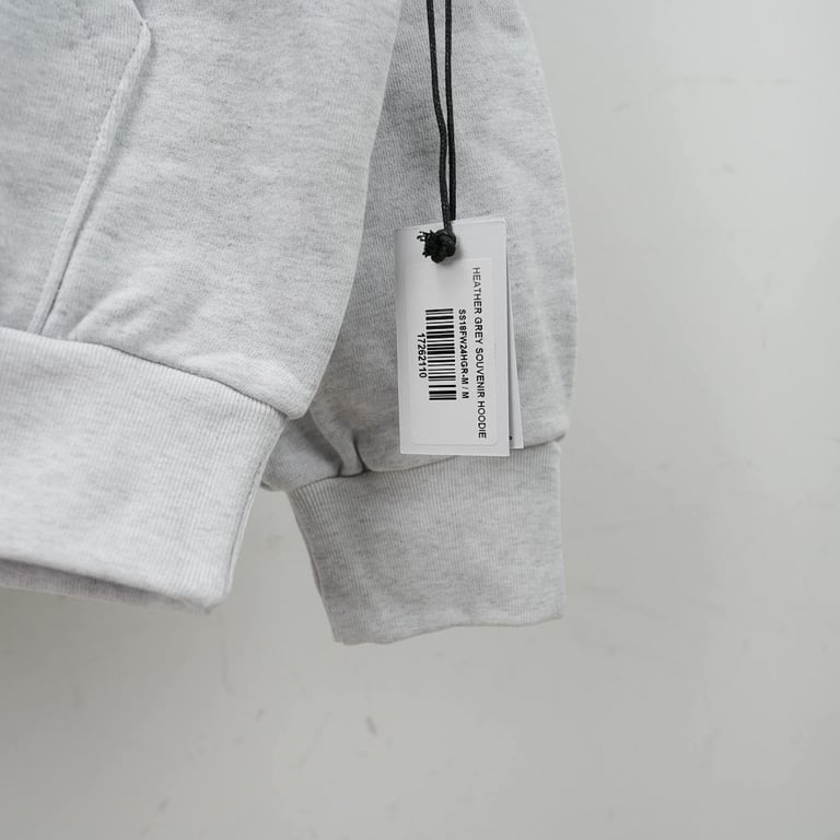 Sp5der Souvenir Hoodie Heather Grey - 13