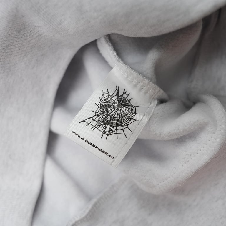 Sp5der Souvenir Hoodie Heather Grey - 15