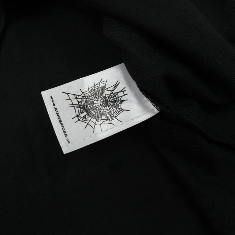 Sp5der Rhinestone Tee Black - 5