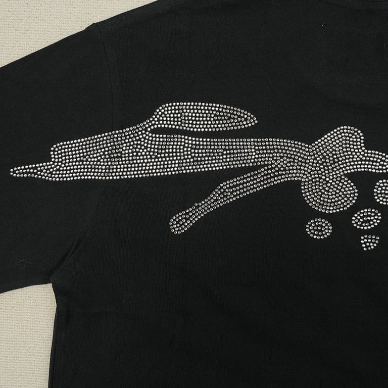 Sp5der Rhinestone Tee Black - 9