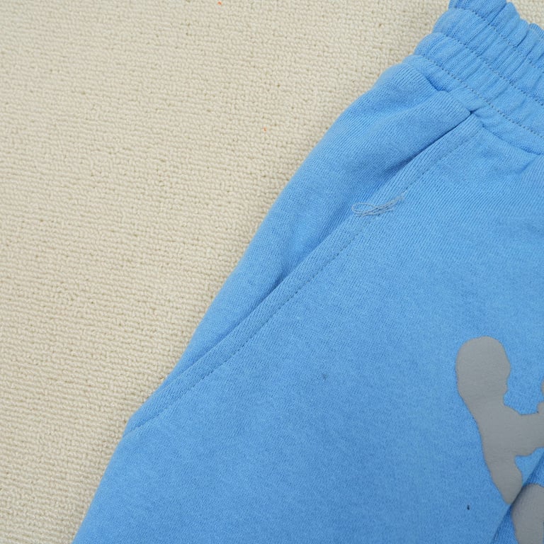 Sp5der OG Web V2 Sweatshort Dusty Blue - 12