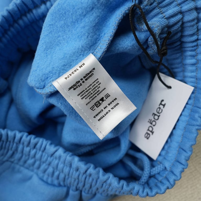 Sp5der OG Web V2 Sweatshort Dusty Blue - 7